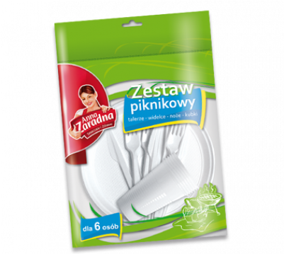 Picnic Set 6 People - Tacki Do Grilla Duże 2 Szt W Opakowaniu (400x400), Png Download