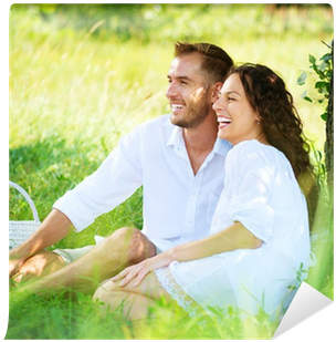 Young Couple Having Picnic In A Park - Holding Out For Love: A Coach's Boys Companion Story (400x400), Png Download