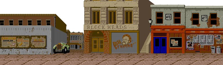 Final, - Street Fighter 1 Birdie (768x224), Png Download