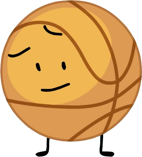 Orange Basketball - Bfb Basketball (489x538), Png Download
