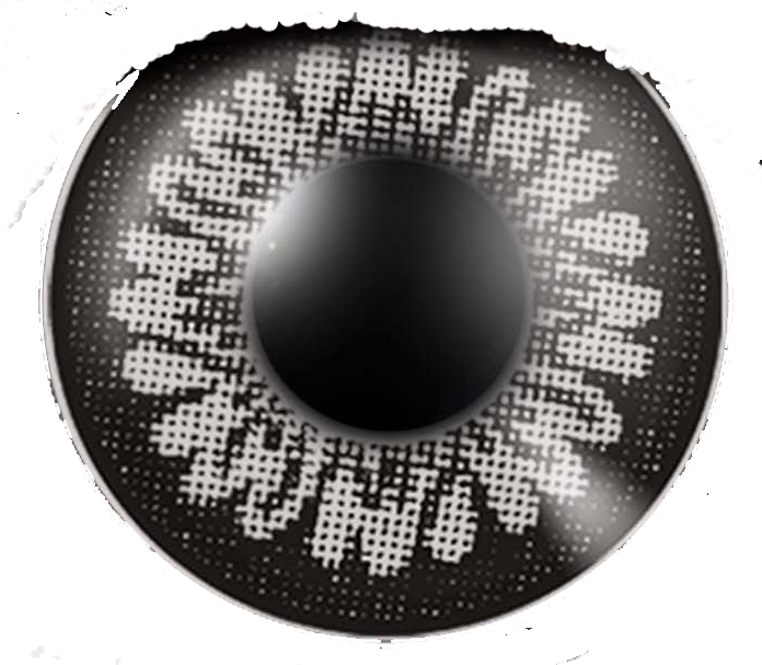 Big Eye Dolly Black - Circle (696x607), Png Download
