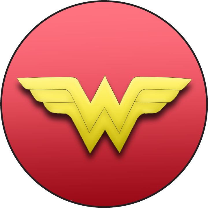 Wonderwomanbutton (771x900), Png Download