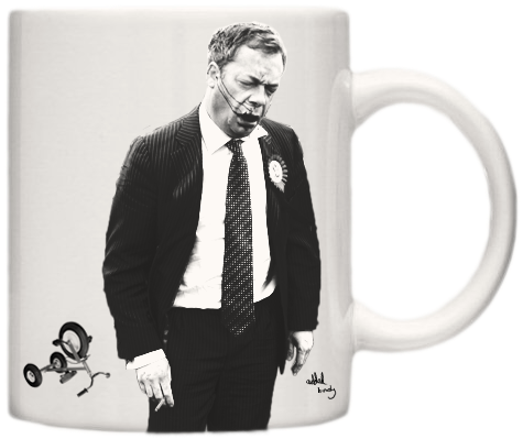 Image Of Bloodied Nigel Farage Mug - Max Value Hardware All-terrain Tricycle (570x460), Png Download