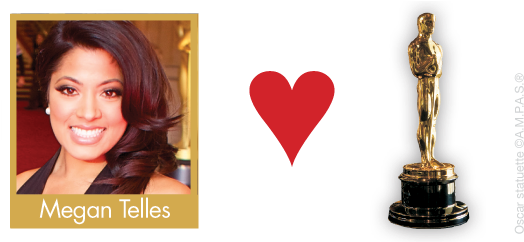 I Love The Oscars - Heart (540x241), Png Download