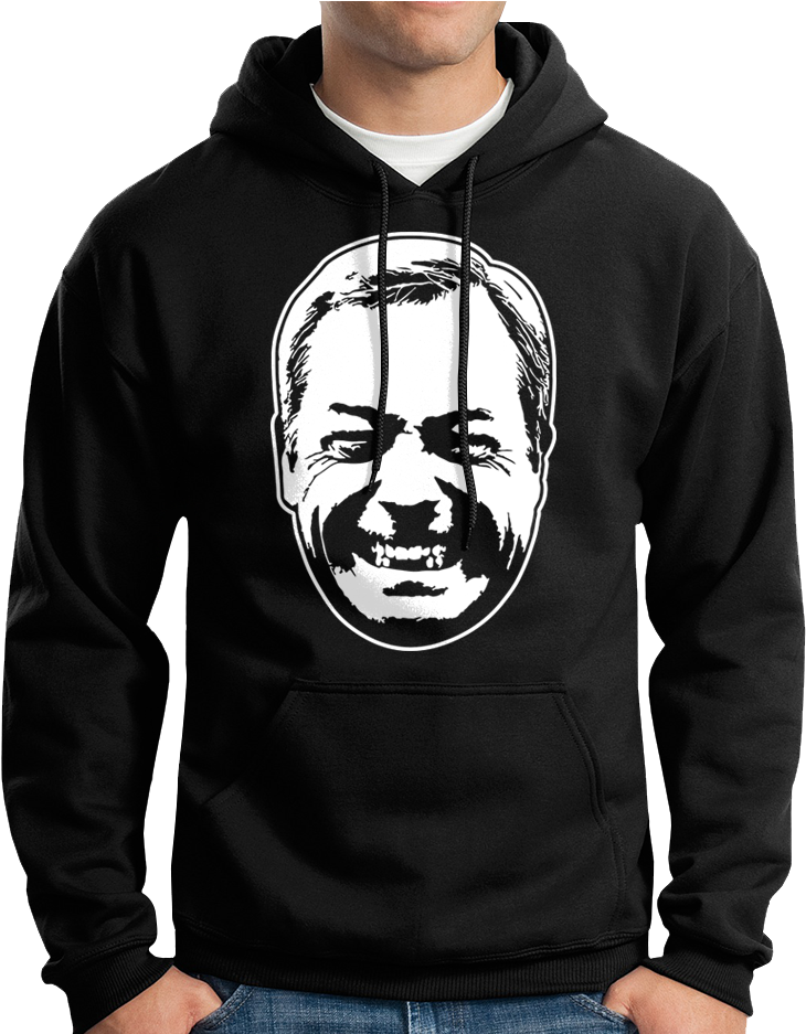 Nigel Farage Laughing Brexit Ukip T-shirt / Hoodie - Free Tommy Robinson T Shirts (936x936), Png Download