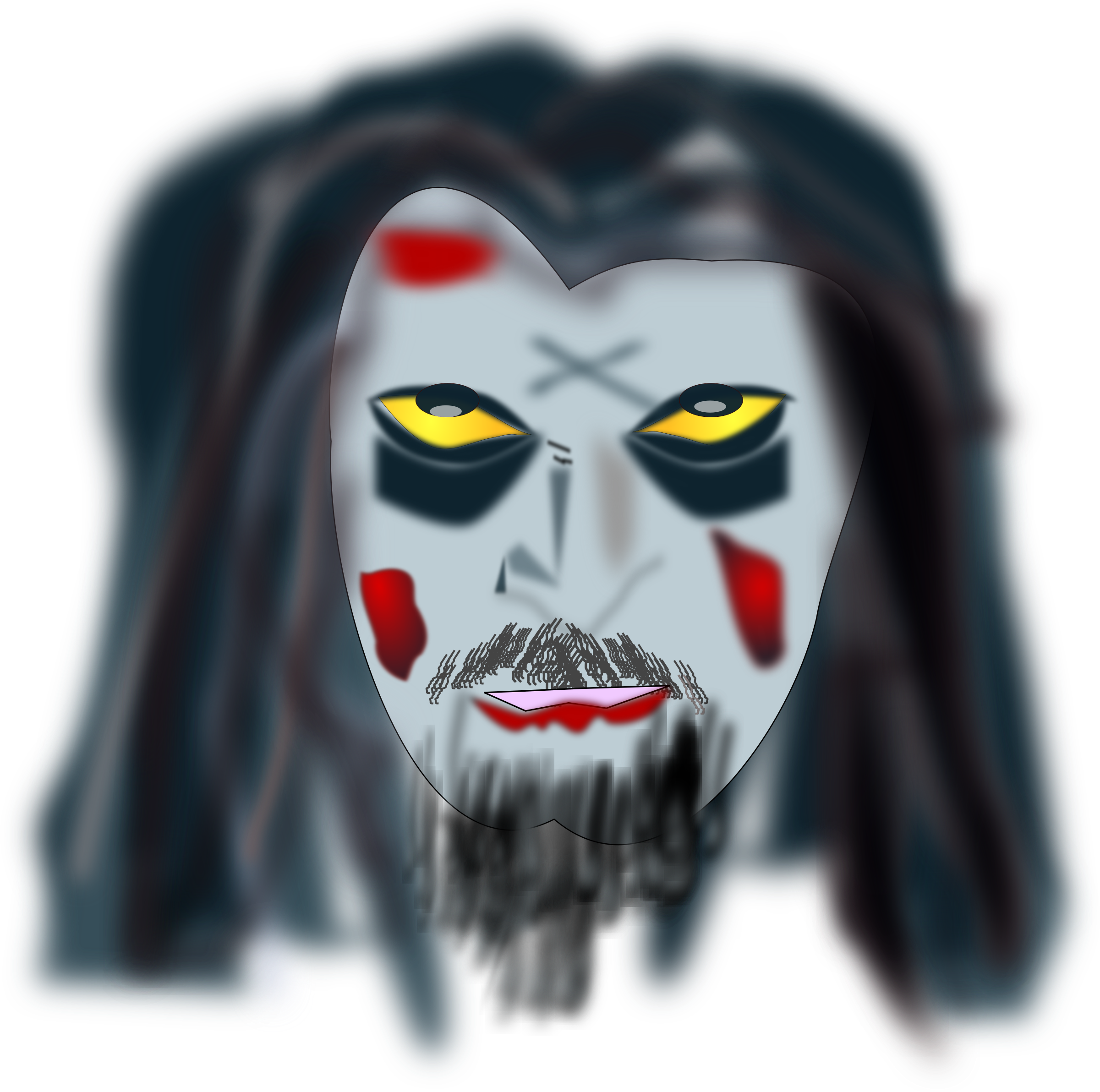 This Free Icons Png Design Of Halloween Zombie Makeup (2400x2400), Png Download