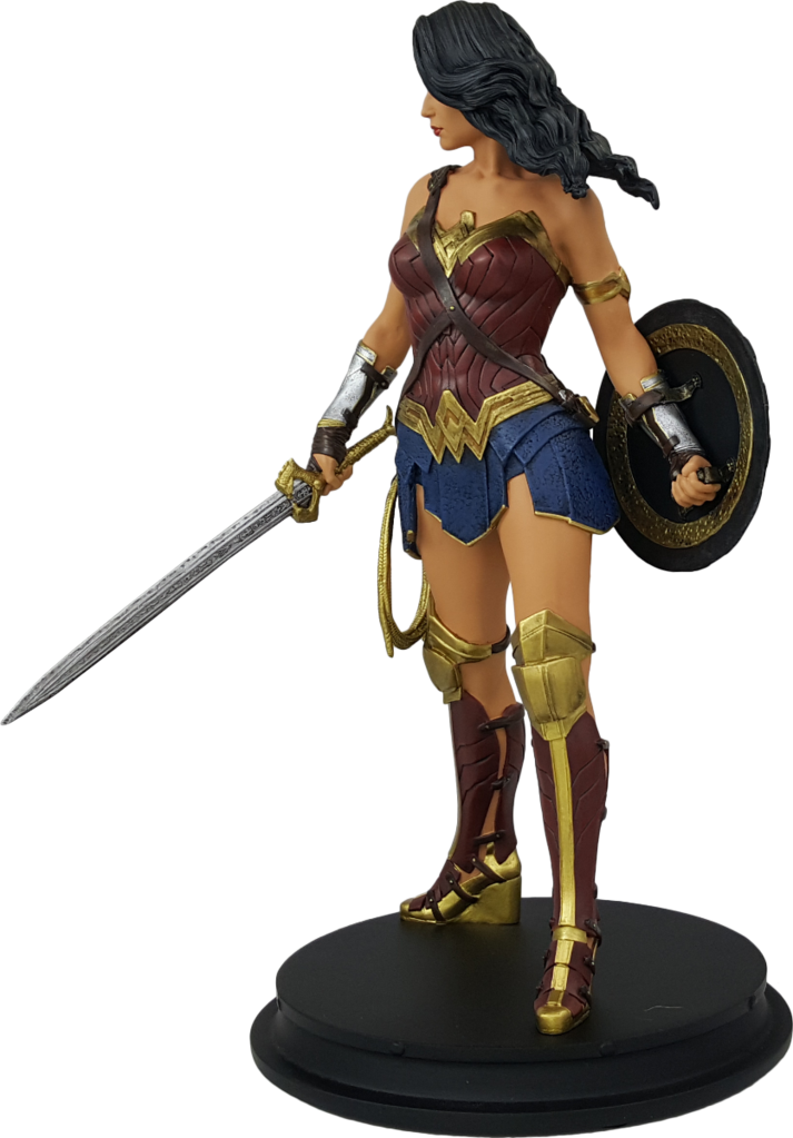 Wonder Woman Movie Exclusive Statue - Wonder Woman (713x1023), Png Download