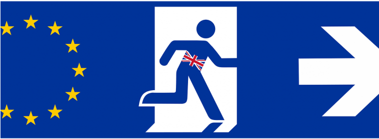 Brexit-1477302 1280 - Fire Exit Signs (757x468), Png Download