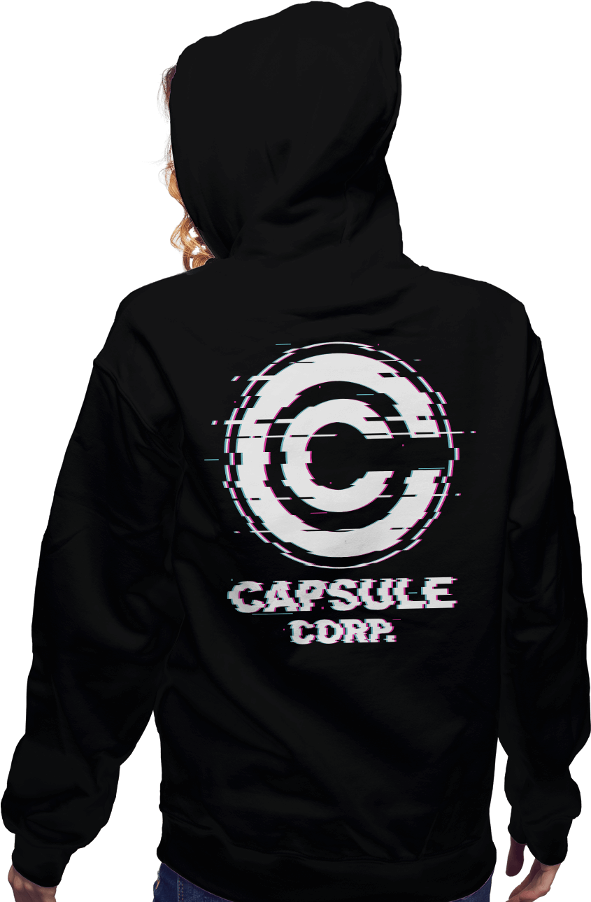 Glitch Capsule Corp - Capsule Corp (930x1294), Png Download