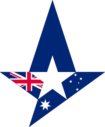 Australia Astralis Logo - Individual Flags Of Different Countries (344x418), Png Download