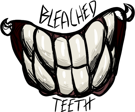 Bleached Teeth Logo - Portable Network Graphics (555x463), Png Download