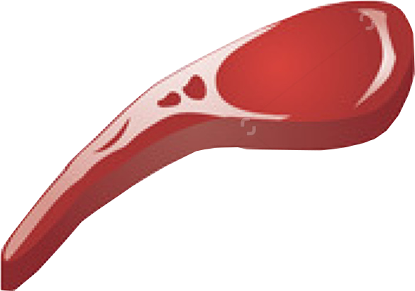 Concealed Carry Chops - Tomahawk Steak Vector (585x411), Png Download