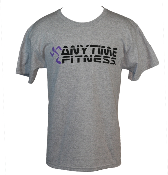 Unisex Anytime Fitness Logo T-shirt Fitness Logo, Logo - Anytime Fitness T Shirt (600x600), Png Download