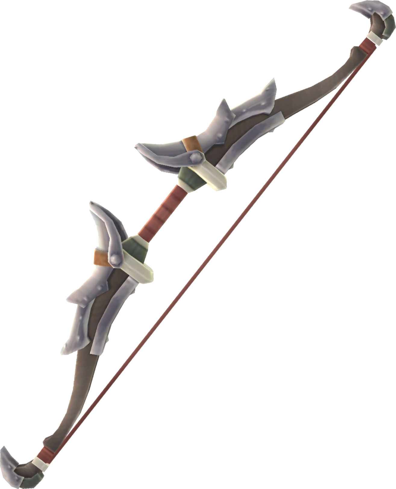 Iron Bow - Skyward Sword Iron Bow (1315x1625), Png Download