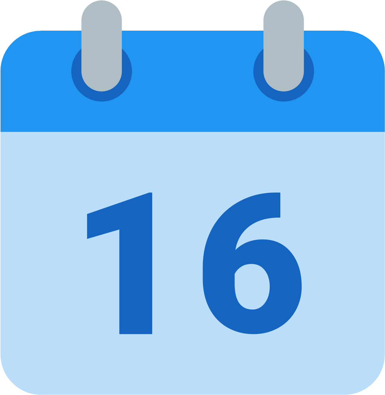 Calendar 16 Icon - Thursday Icon (1600x1600), Png Download