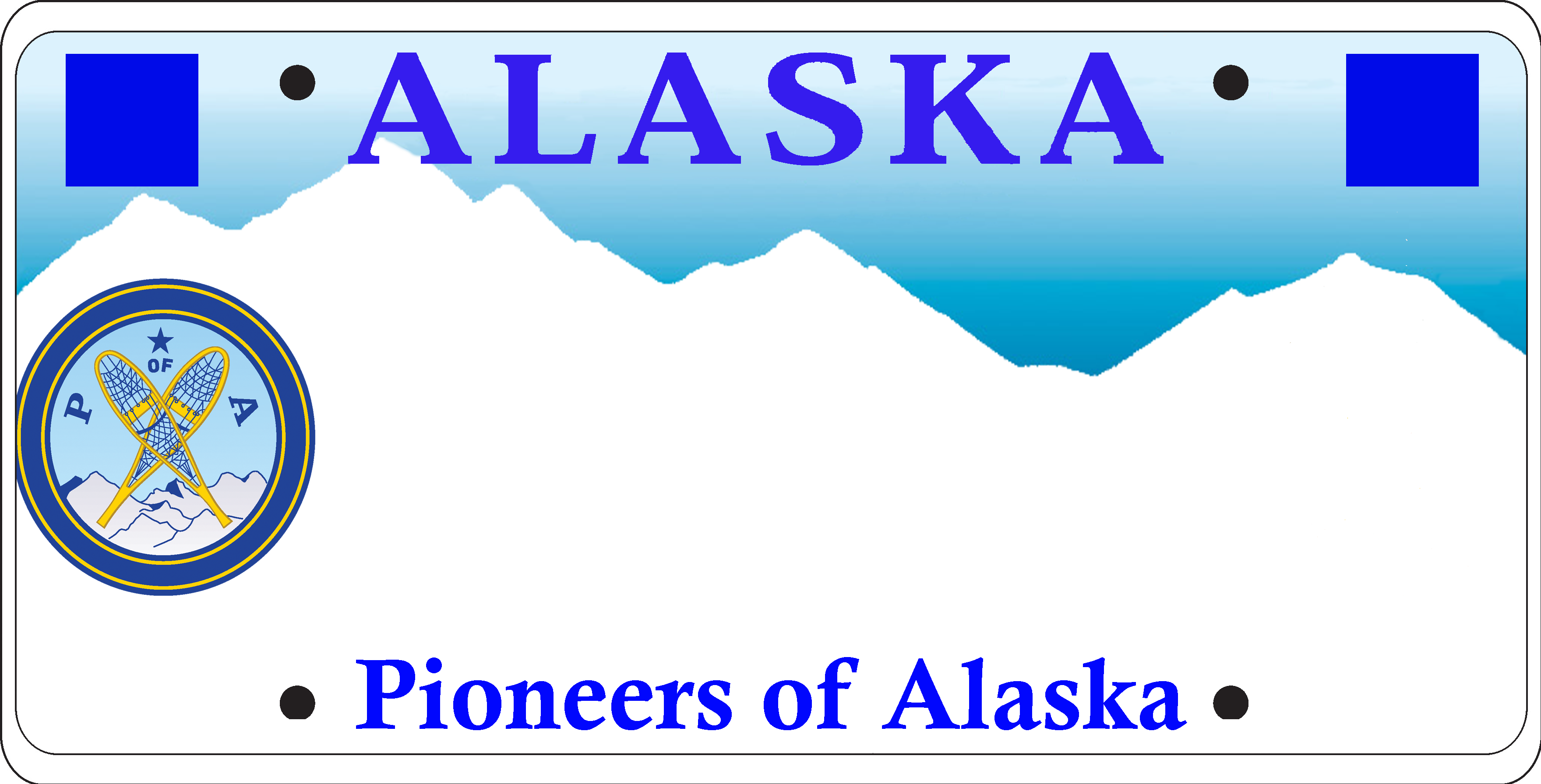 Pioneers Of Alaska, $50, $0, Proof Of Membership - Vehicle Registration Plate (3519x1791), Png Download