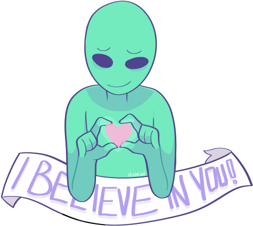 15 Overlays Png Tumblr Aliens For Free Download On - You Can Do It Transparent (500x454), Png Download