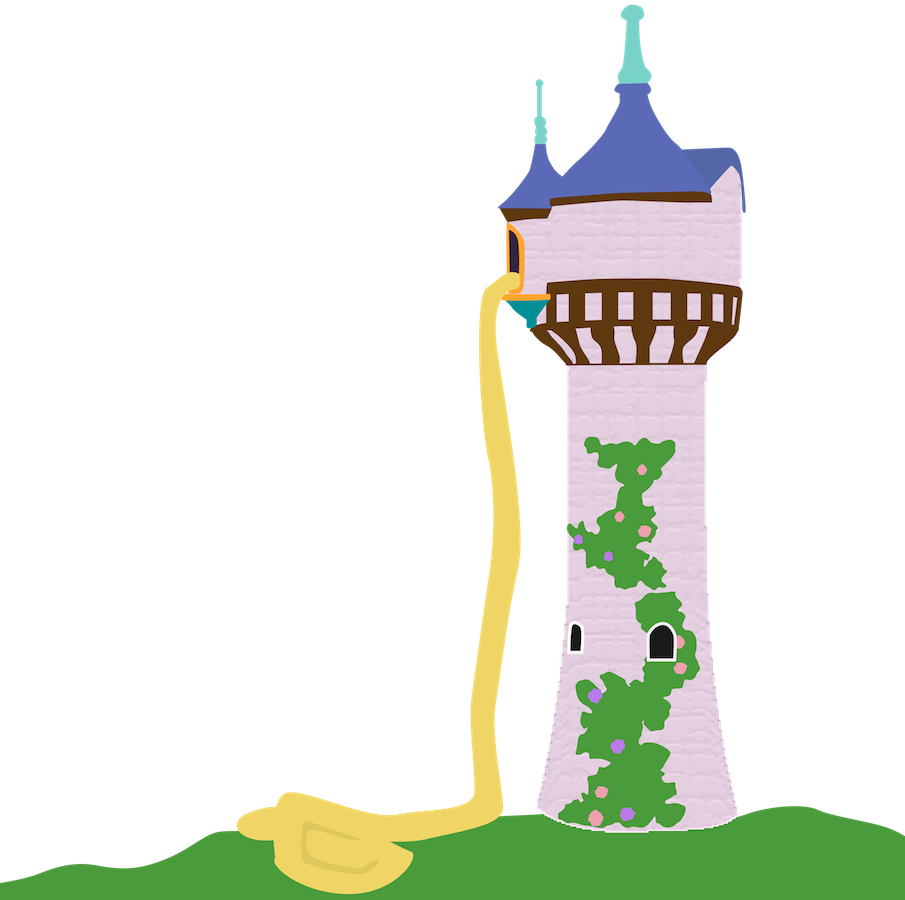 Tower Banner Transparent Stock Huge Freebie - Rapunzel Tower Clipart (905x900), Png Download