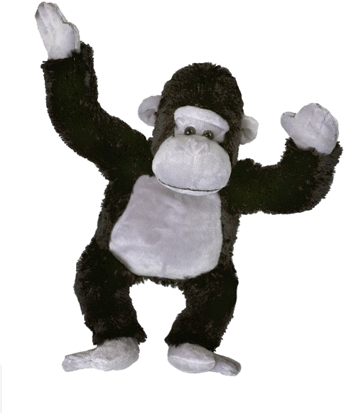 Silverback The Gorilla - Make Your Own Stuffed Animal Silverback The Gorilla (520x600), Png Download
