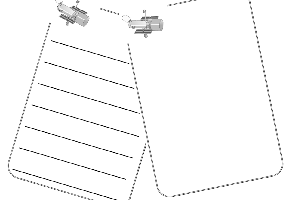 Telescope Writing Sheets (1000x667), Png Download