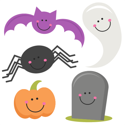 Cute Halloween Png Background Image - Misskate Cuttables Halloween (432x432), Png Download
