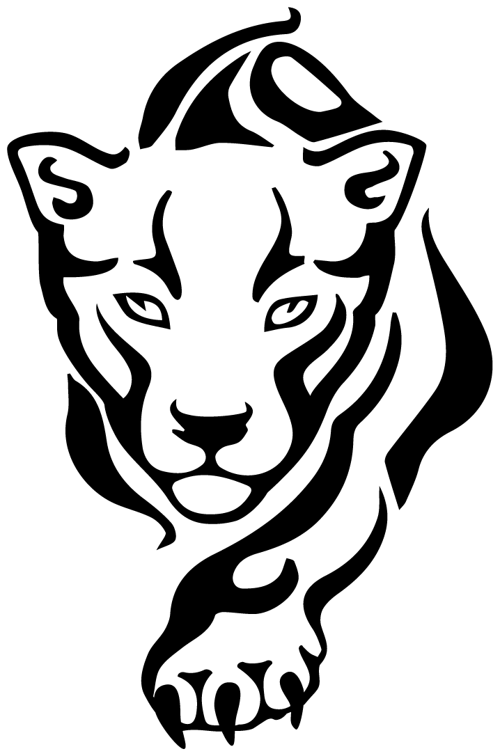 Chinese Drawing Panther - Panther Head Drawing (718x1086), Png Download