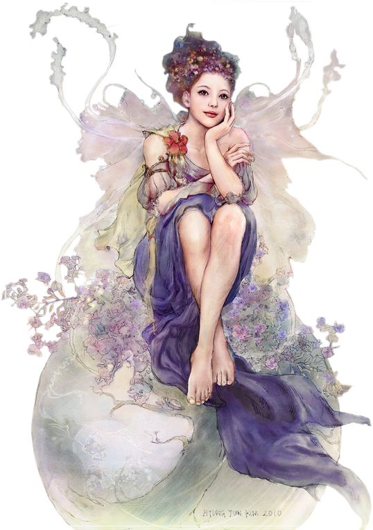 Fairies - Fantasy Fairy Beautiful (580x763), Png Download
