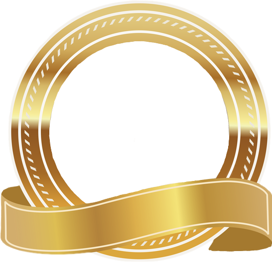Download Frame Gold Ribbon Transparent Sticker Decor Golddecorat Gold