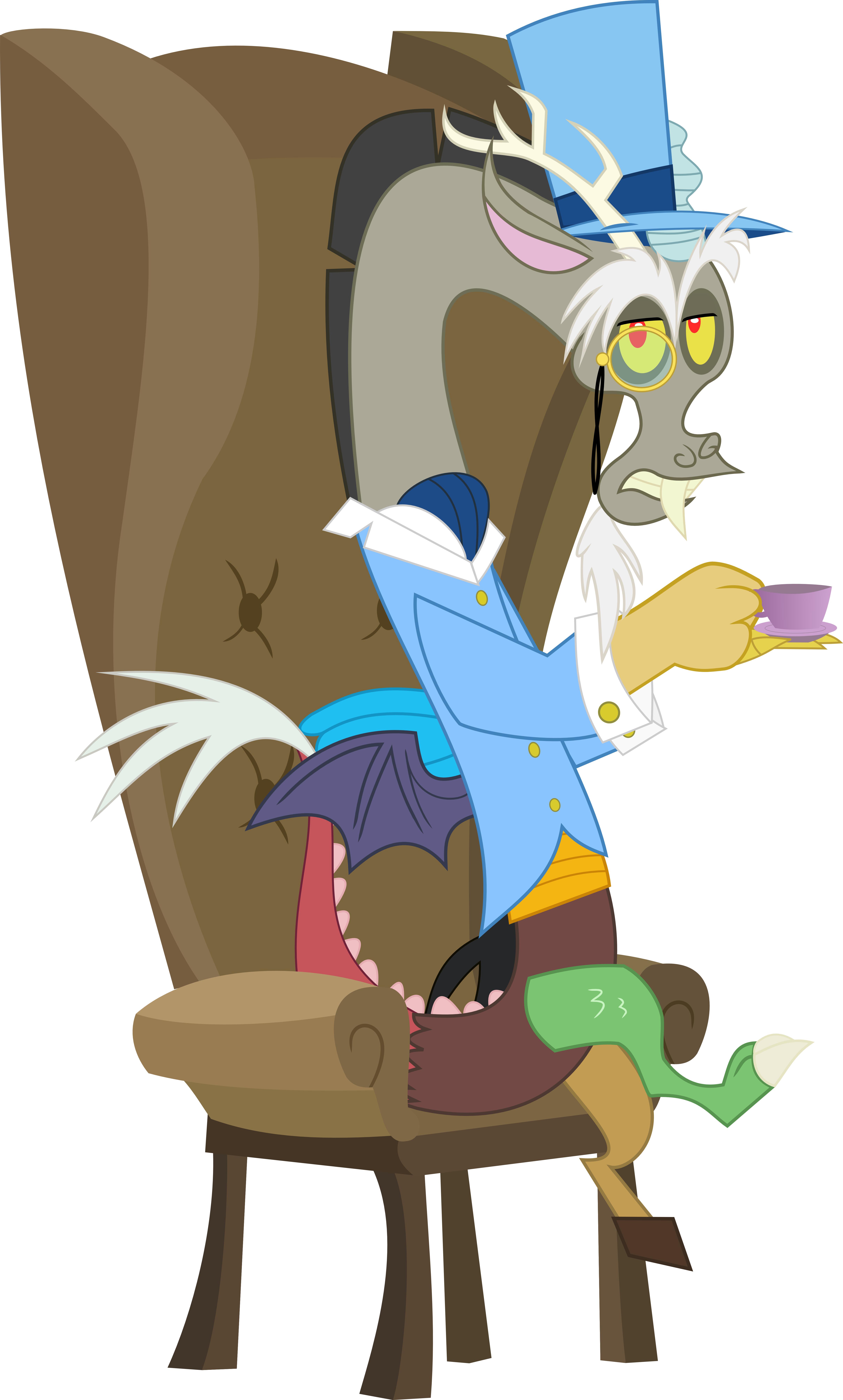 Post 6033 0 39376200 1358709716 Thumb - Mlp Discord Gentleman (4835x8026), Png Download