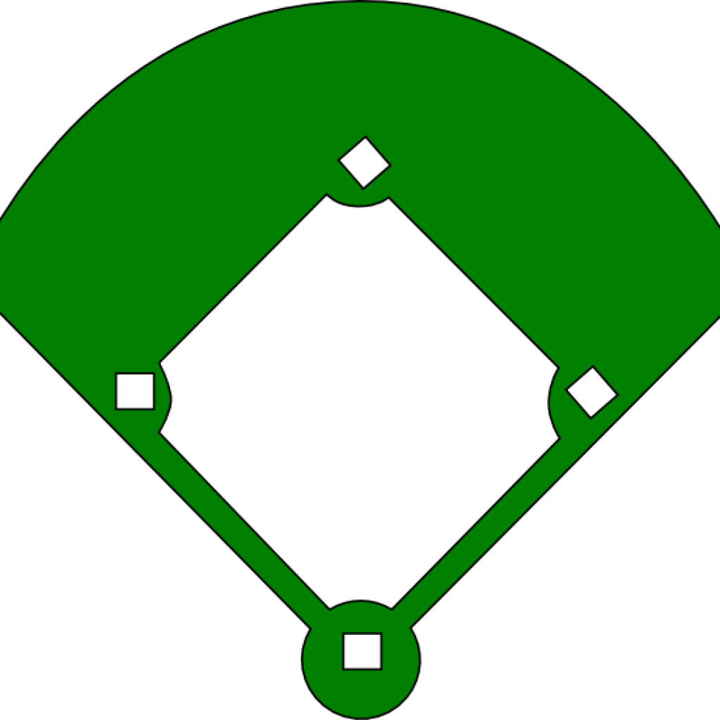 Baseball Diamond Clipart Rose Clipart Hatenylo - Baseball Diamond Png (1024x1024), Png Download