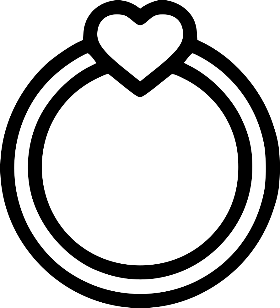 Romantic Valentine Day Heart Wedding Ring Comments - Wedding Ring (892x980), Png Download