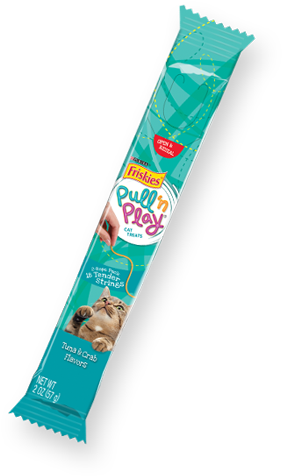 Shop Now - Purina Friskies Pull 'n Play Tender Strings - Salmon (700x489), Png Download
