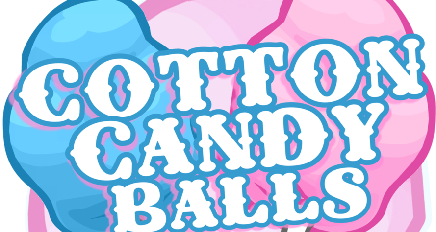 Cotton Candy Clipart Cotton Candy Clip Art - Cotton Candy (900x473), Png Download