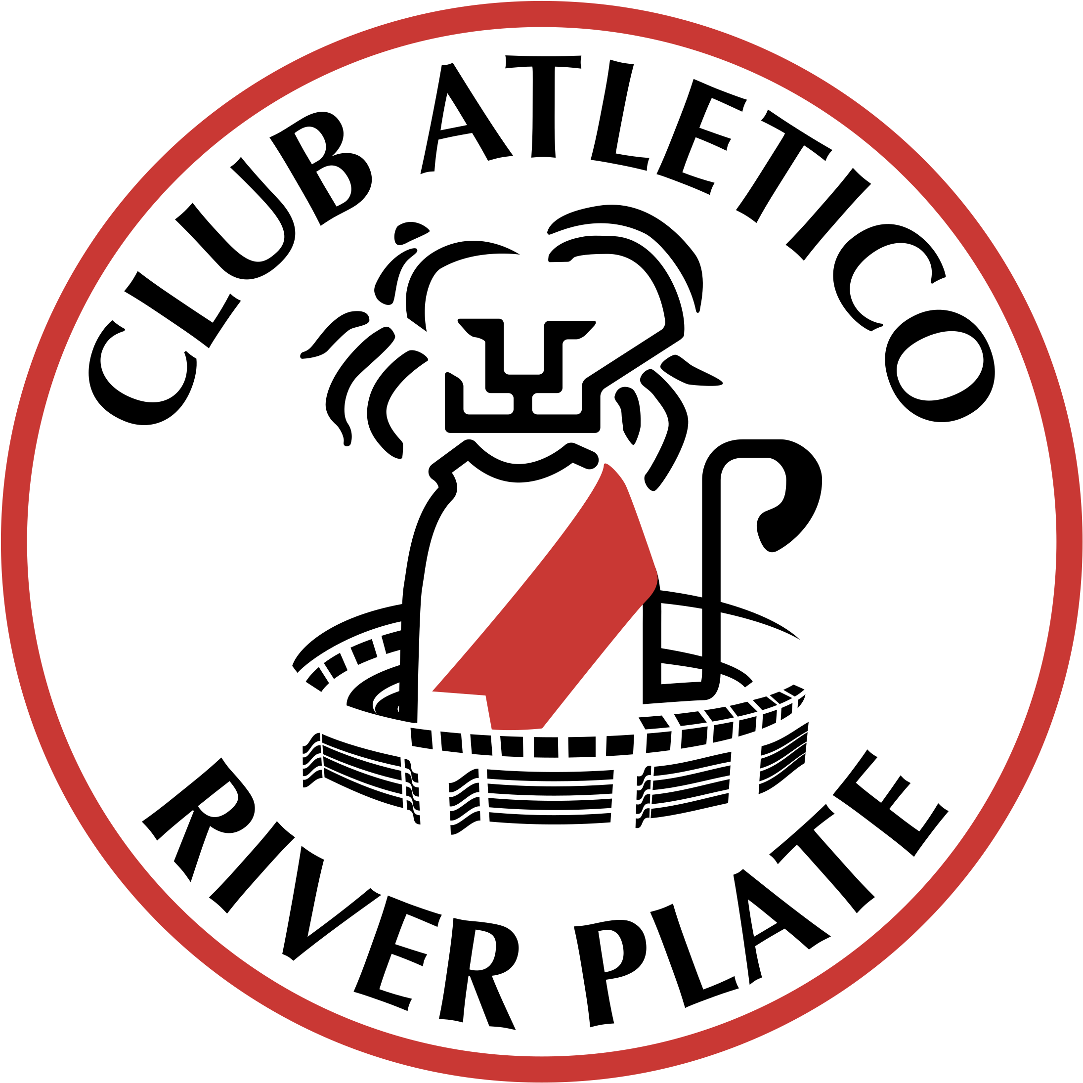 River Plate '86 Logo Png Transparent - Leon De River Plate (2400x2400), Png Download