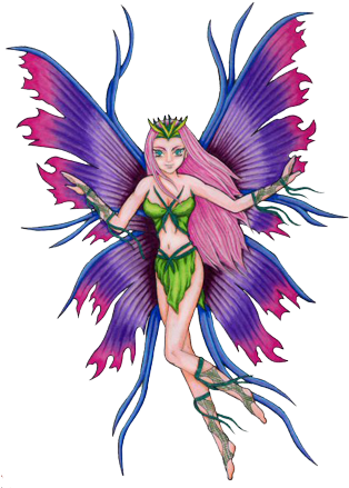 Fairy Tattoos Png Image - Portable Network Graphics (320x442), Png Download