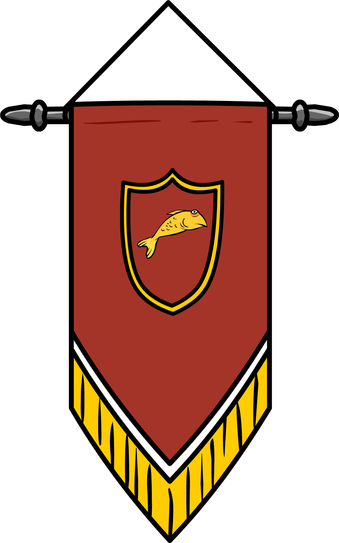 Medieval Banner - Png - Medieval Banner Png (1175x1878), Png Download