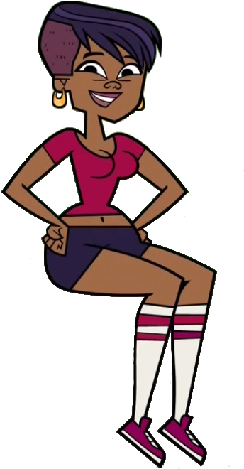 Stephanie Sitting - Total Drama Mike Sitting (355x681), Png Download