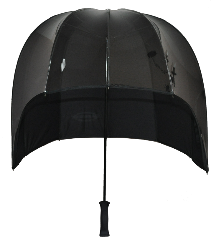 Panoramic Windproof Dome Umbrella Black Rainshaderpanoramic - Rainshader Sport Umbrella (800x829), Png Download
