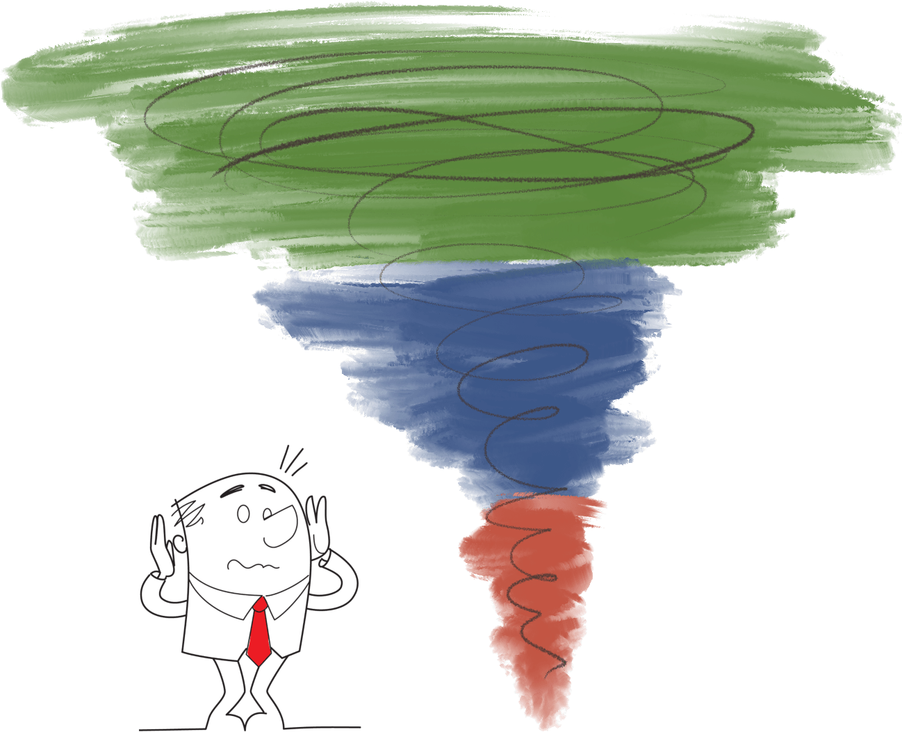The Tornado Method - Tornado (1313x1112), Png Download