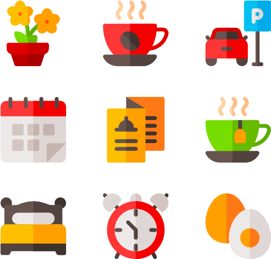 Bed And Breakfast - Icon Windows (600x564), Png Download