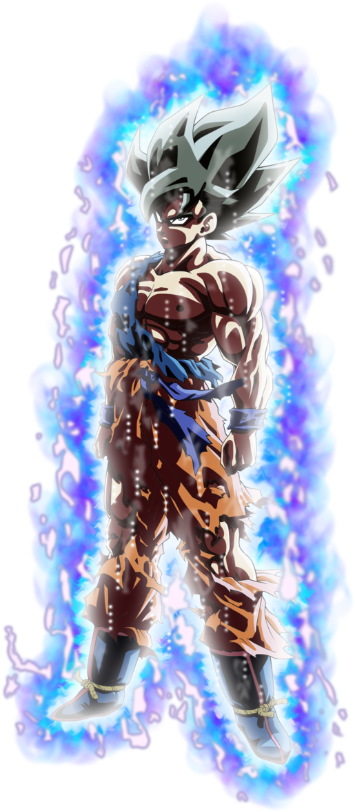 Ultra Instinct Aura Png - Goku Ultra Instinct Aura (660x1211), Png Download