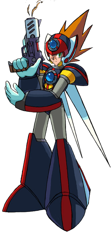 Megaman X Axl Render (360x753), Png Download