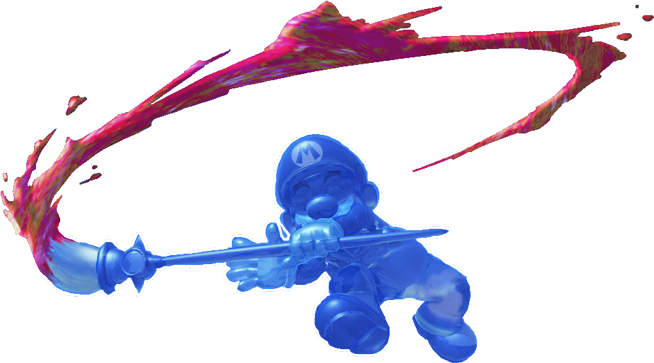 Shadow Mario - Paint Mario Super Mario Sunshine (1024x558), Png Download