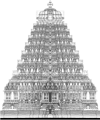 Adam Hardy - Balaji Temple Black And White (340x432), Png Download