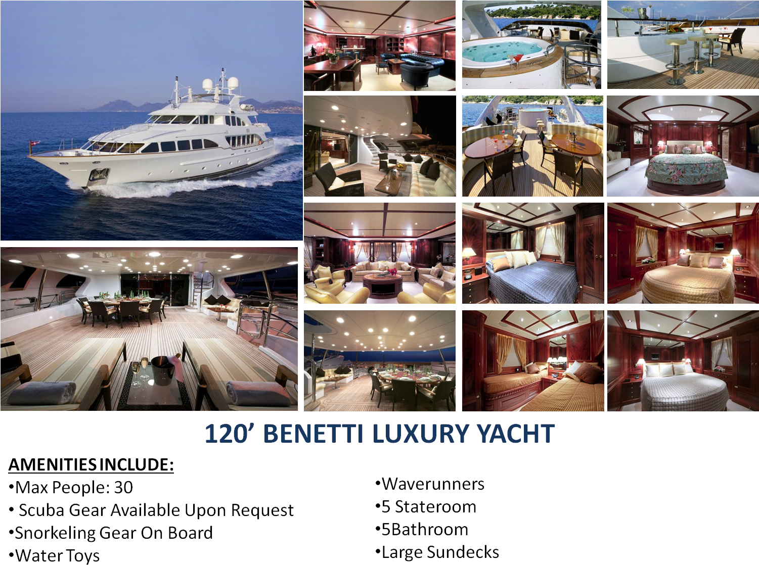 120′ Benetti Luxury Yacht - Benetti (1510x1132), Png Download