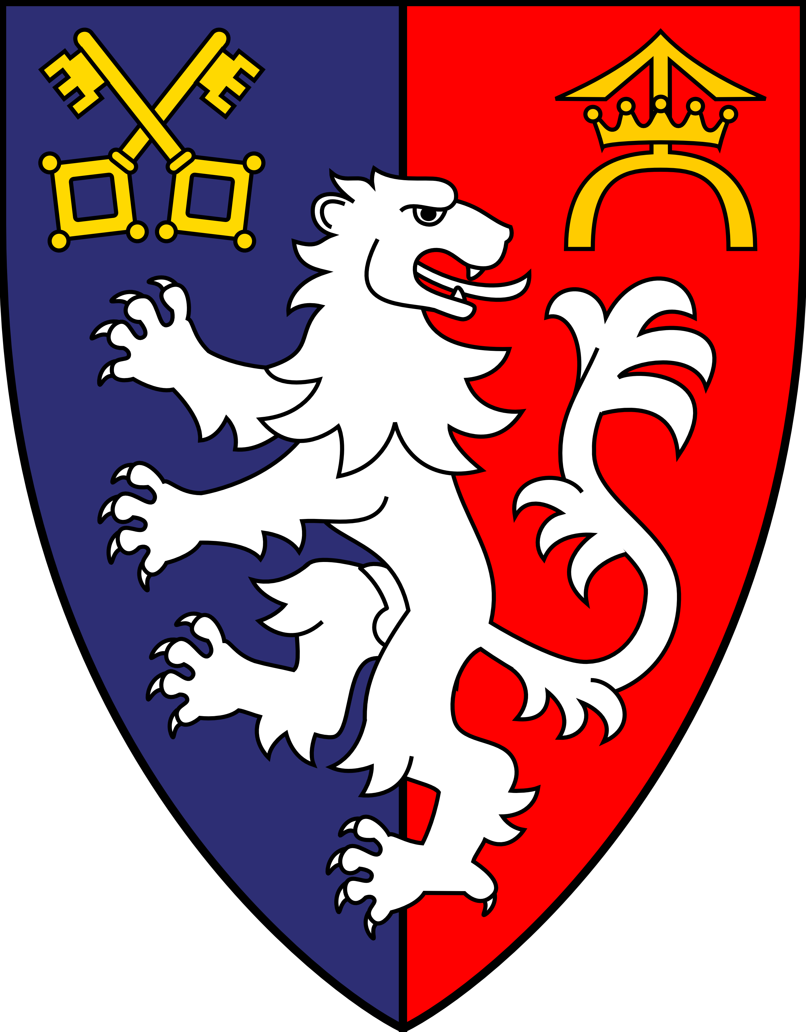 Http - //img3 - Wikia - Nocookie - Net/ Shield - Geraldyka - Emblem (2604x3333), Png Download