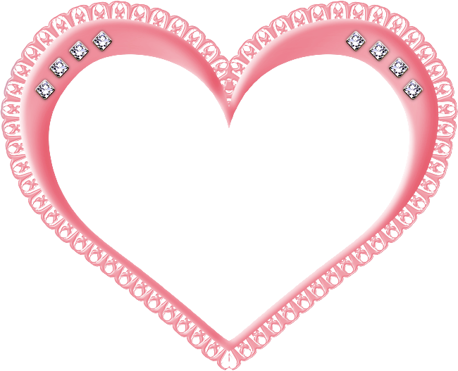 Heartbeat Clipart Heart Tattoo Design - Heart Shaped Border Design (650x527), Png Download