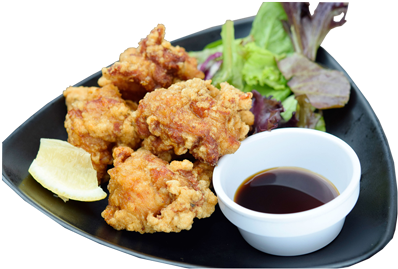 Juicy Fried Chicken Thigh With An Original Garlic Pepper - Jinya Ramen Bar (500x500), Png Download