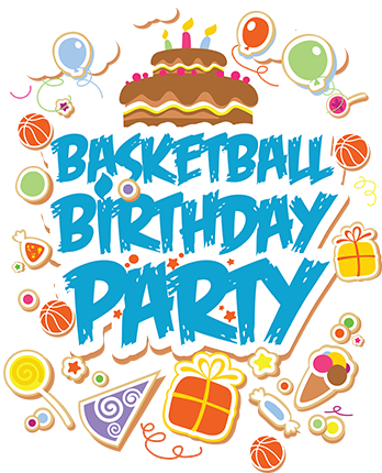 Party Ever - Basketball Birthday Party Png (350x470), Png Download