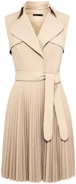 1802 Pleats Cover - Dress (870x768), Png Download